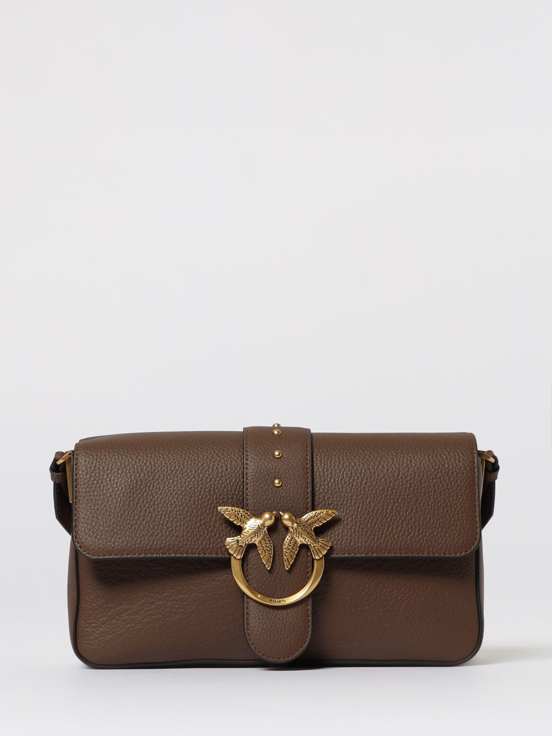 PINKO SHOULDER BAG: Shoulder bag women Pinko, Brown - Img 1