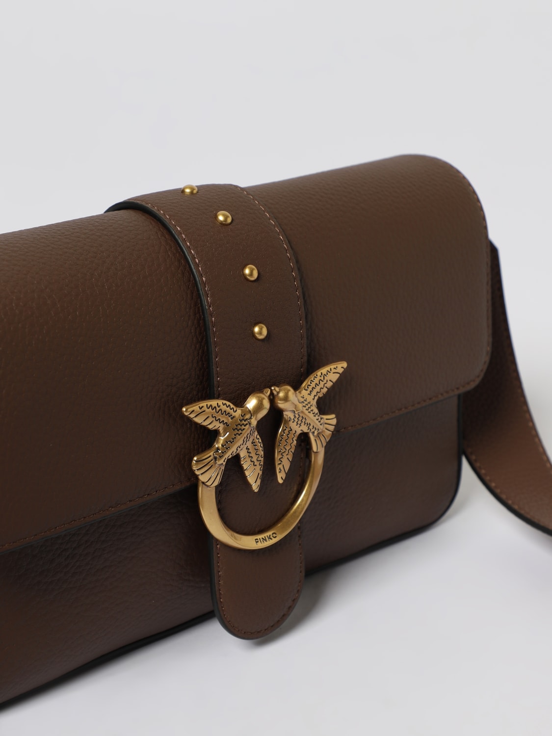 PINKO SHOULDER BAG: Shoulder bag women Pinko, Brown - Img 4