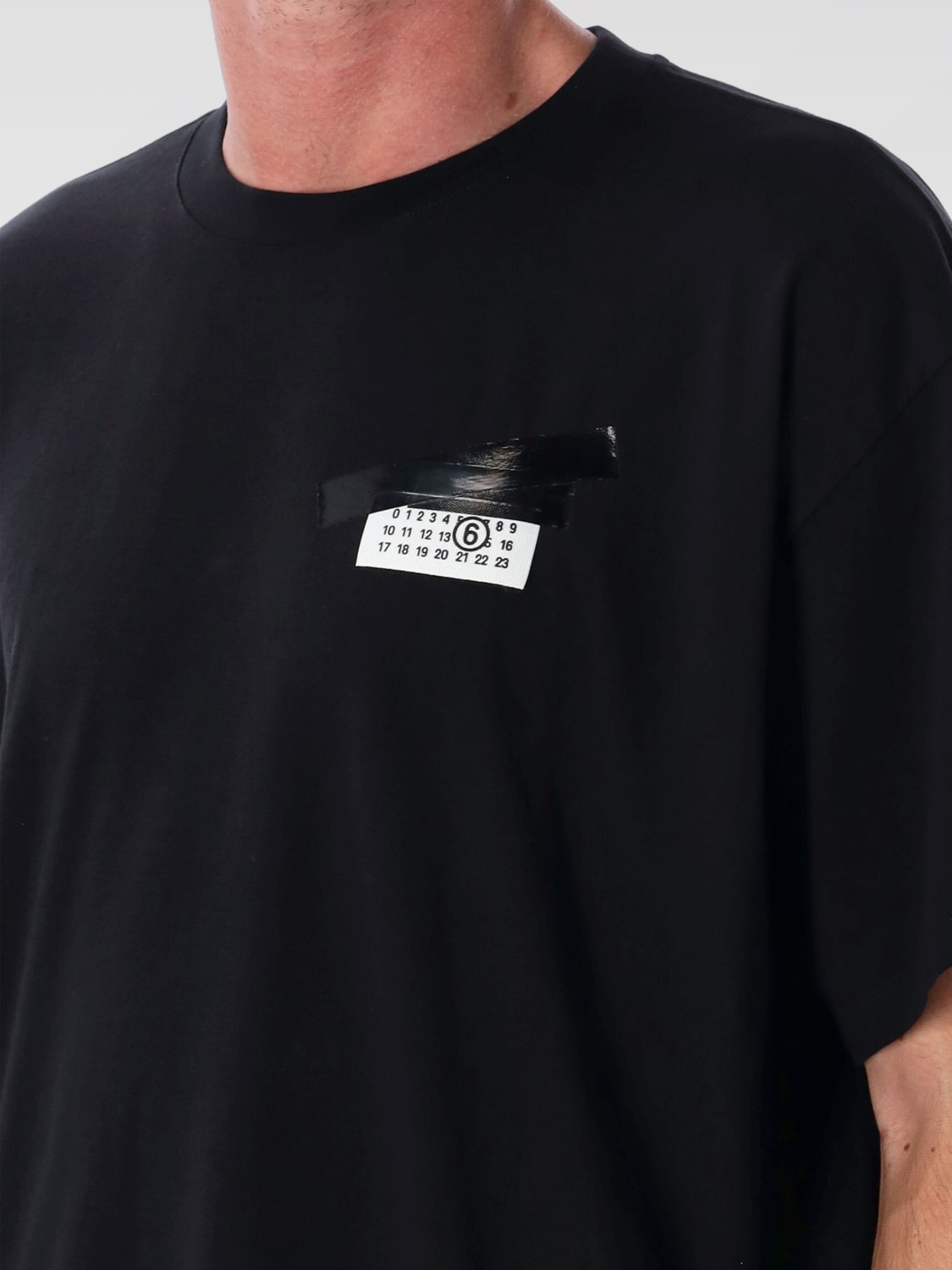 MM6 MAISON MARGIELA CAMISETA: Camiseta hombre Mm6 Maison Margiela, Negro - Img 3