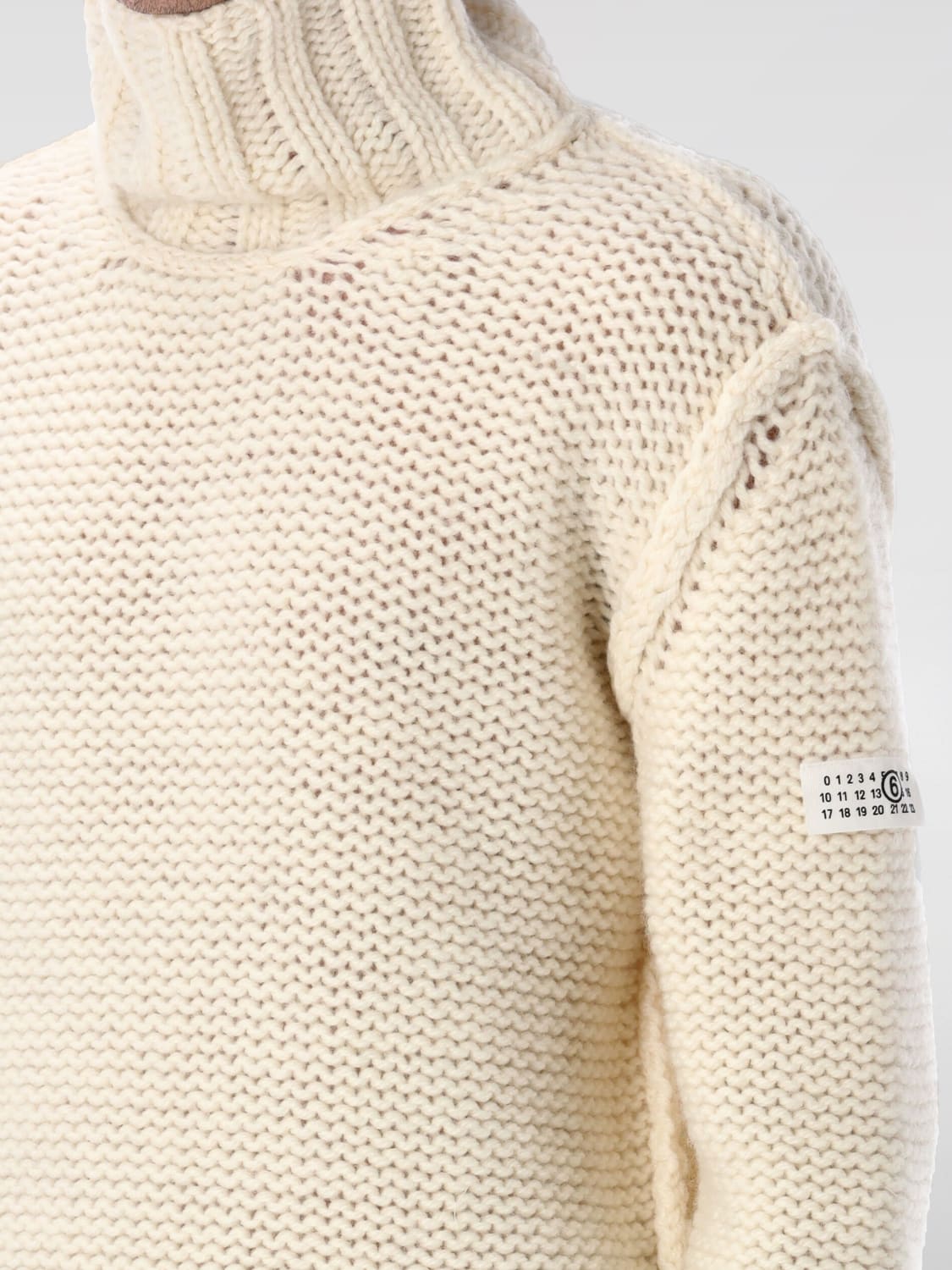 MM6 MAISON MARGIELA SWEATER: Sweater men Mm6 Maison Margiela, Beige - Img 3