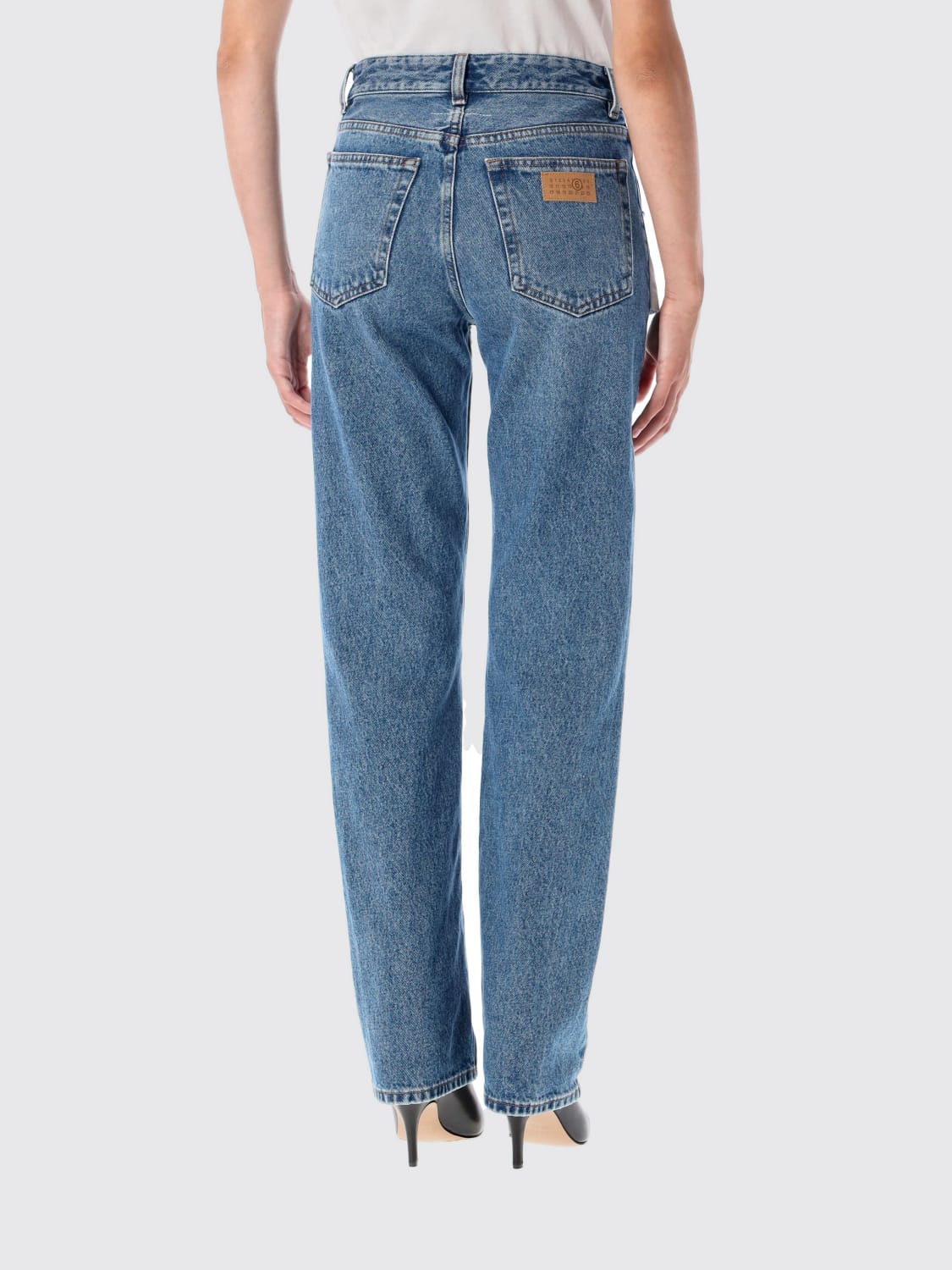 MM6 MAISON MARGIELA JEANS: Jeans woman Mm6 Maison Margiela, Blue - Img 2