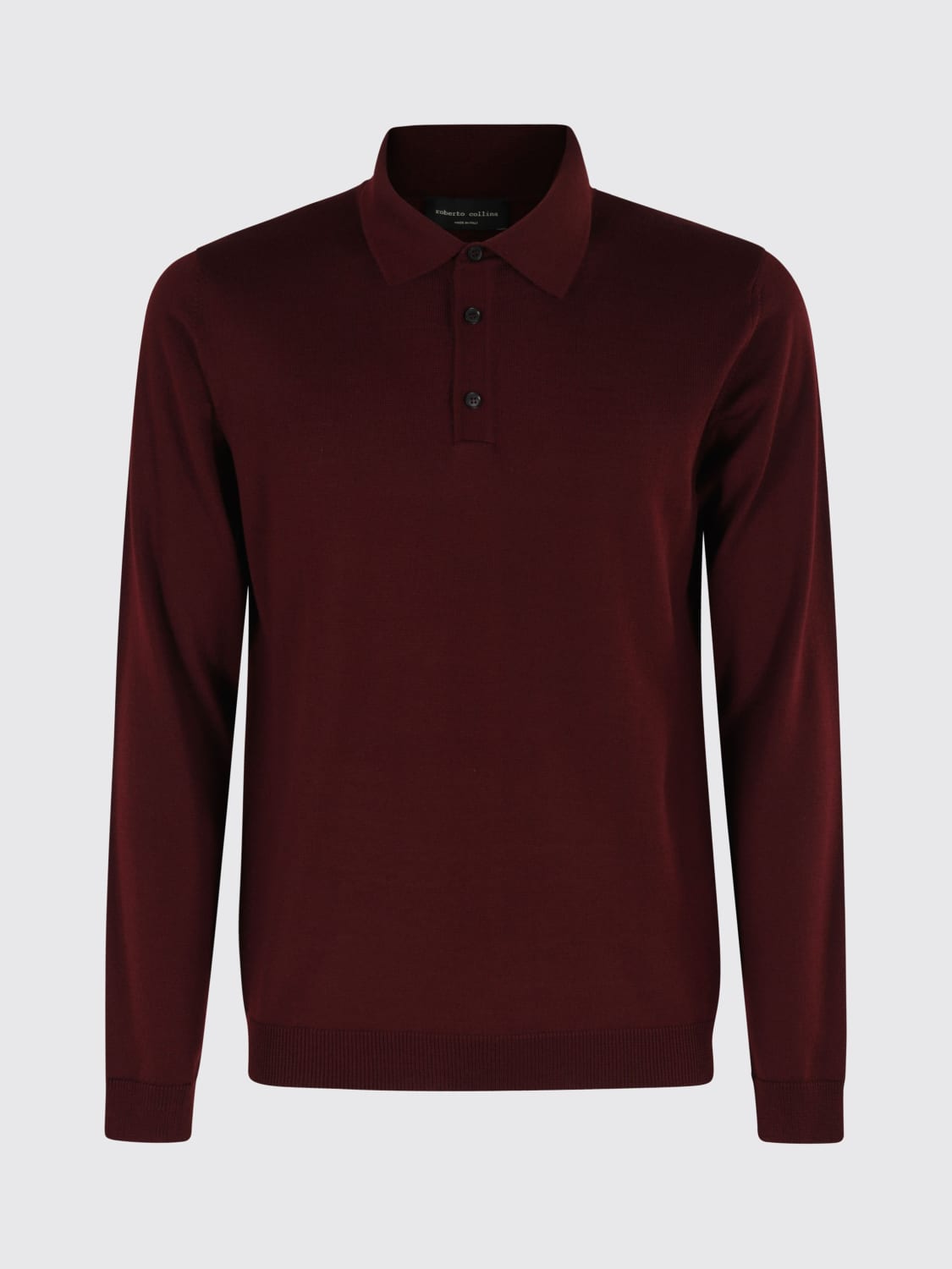 ROBERTO COLLINA POLO SHIRT: Sweater men Roberto Collina, Burgundy - Img 1