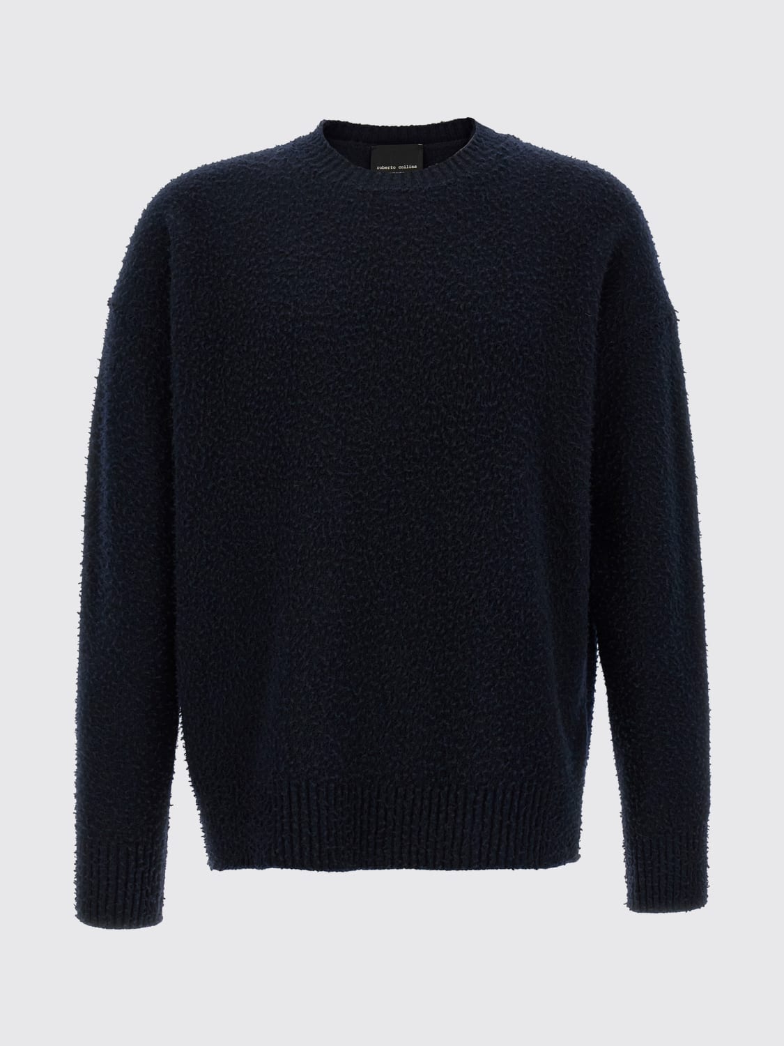 ROBERTO COLLINA SWEATER: Sweater men Roberto Collina, Blue - Img 1