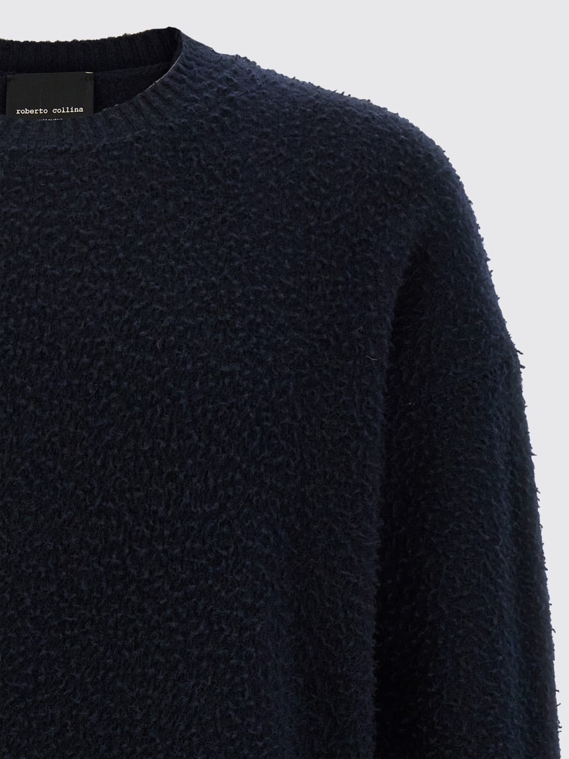 ROBERTO COLLINA SWEATER: Sweater men Roberto Collina, Blue - Img 3