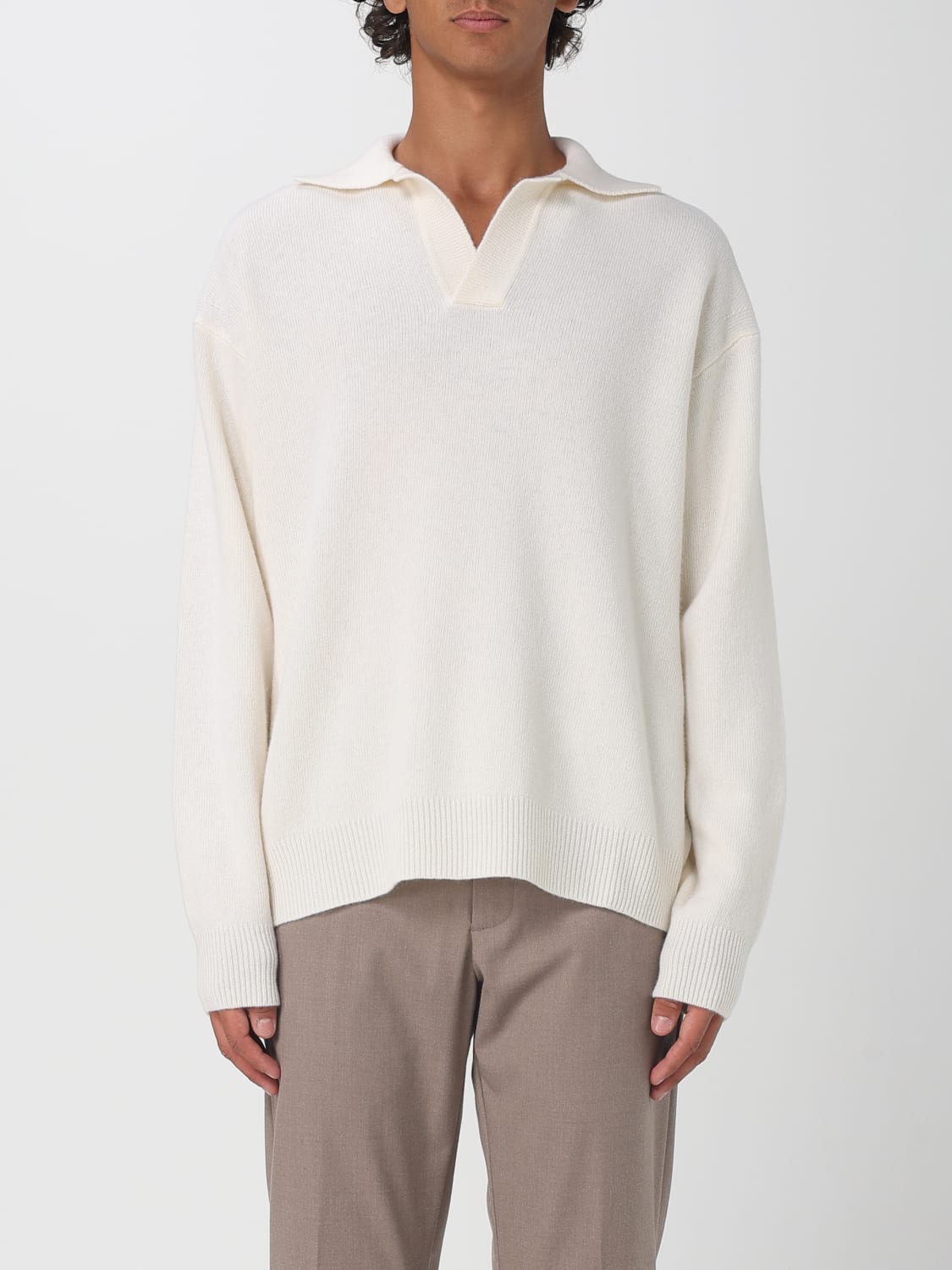 ROBERTO COLLINA POLO SHIRT: Sweater men Roberto Collina, White - Img 1