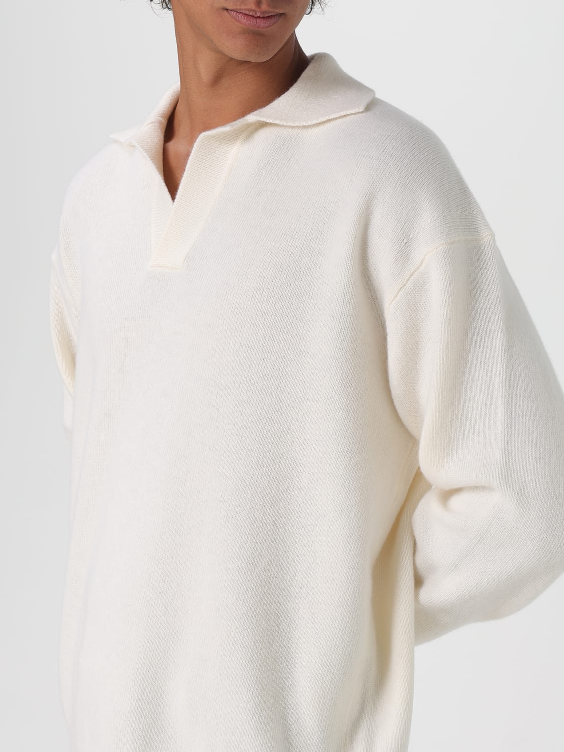 ROBERTO COLLINA POLO SHIRT: Sweater men Roberto Collina, White - Img 3