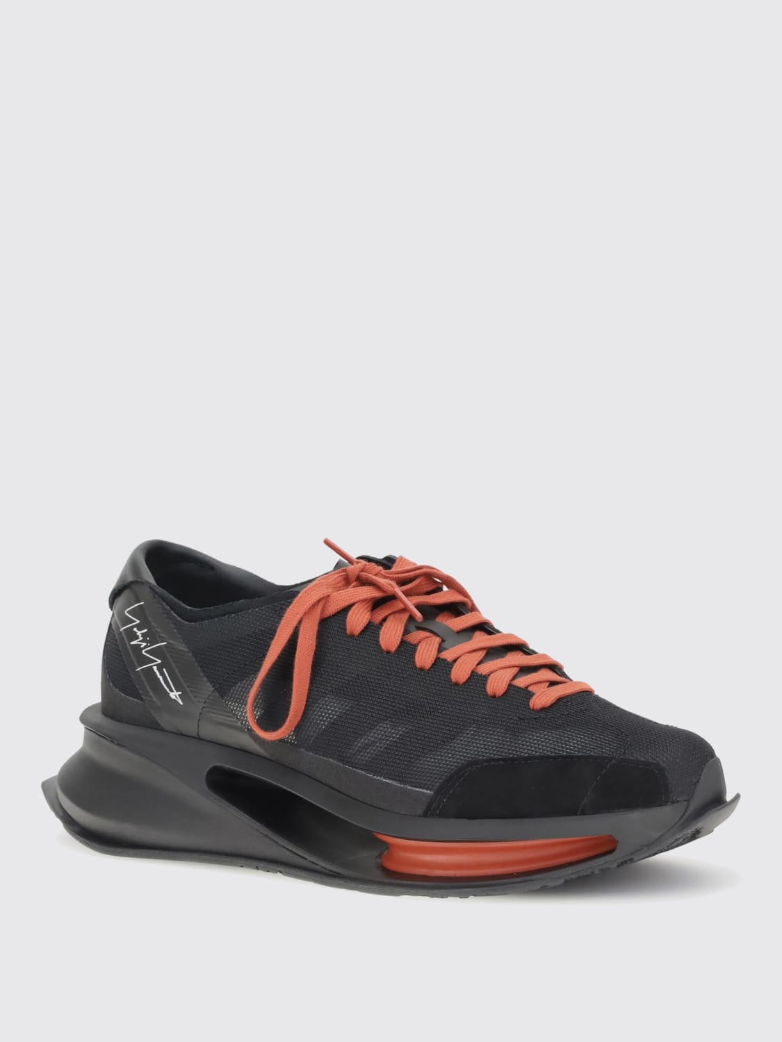 Y-3 SNEAKERS: Sneakers Gendo Run Y-3 in nylon e camoscio , Nero - Img 2