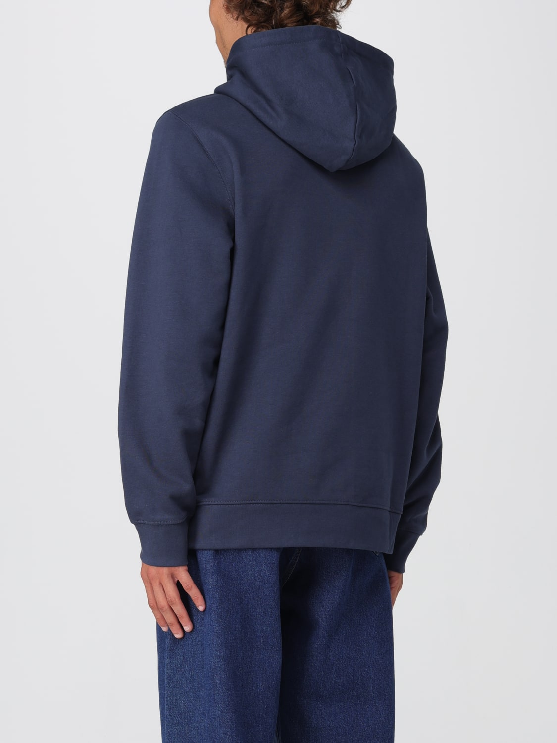 WOOD WOOD SUDADERA: Jersey hombre Wood Wood, Azul Oscuro - Img 2