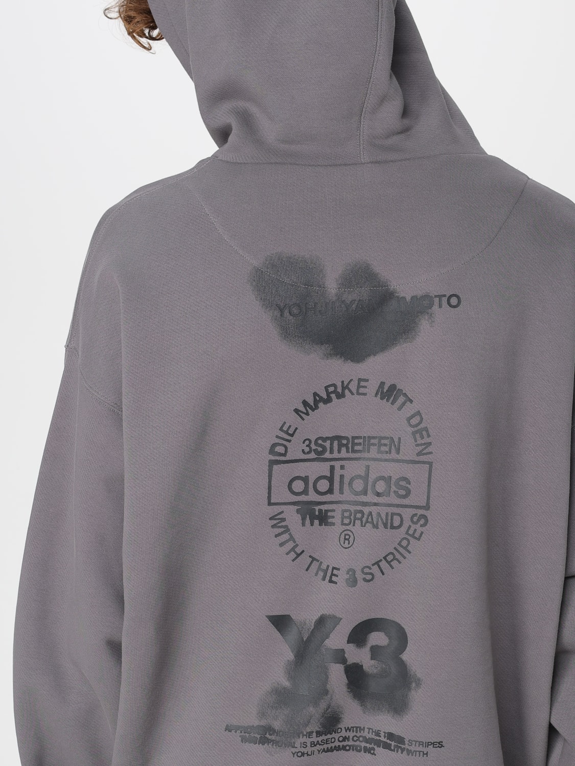 Y-3 SUDADERA: Sudadera hombre Y-3, Gris - Img 5