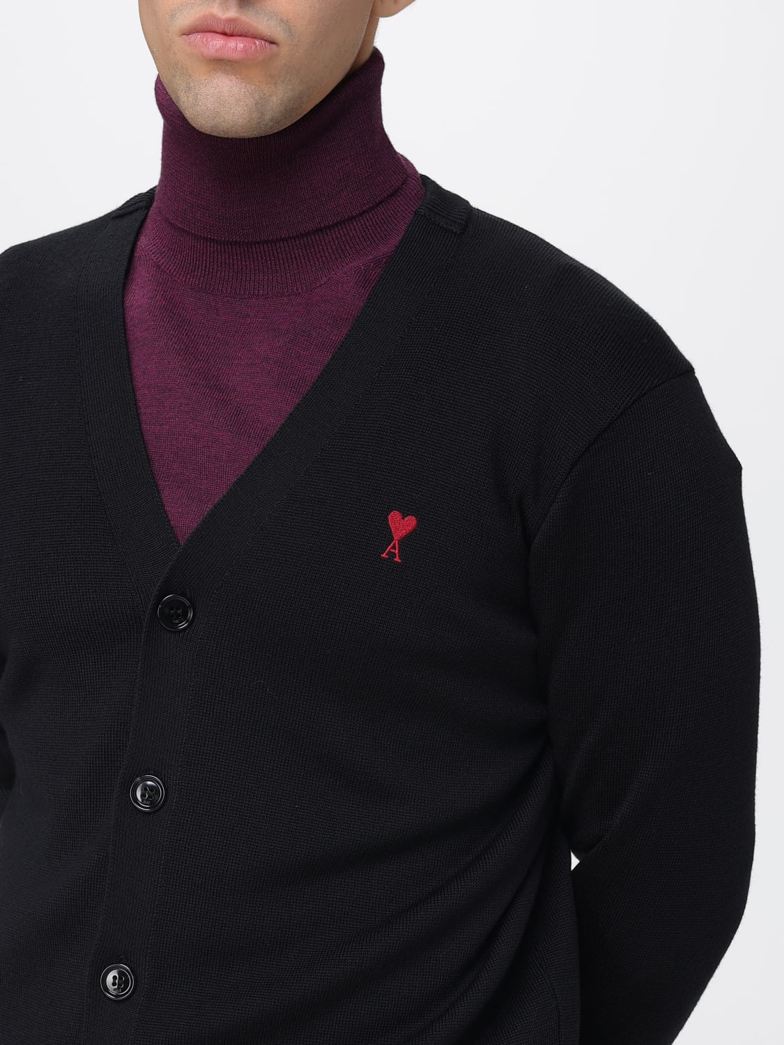 AMI PARIS SWEATER: Sweater men Ami Paris, Black - Img 4