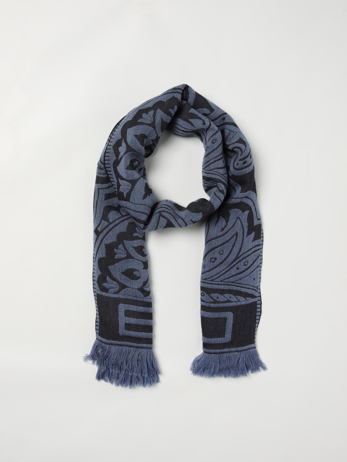 ETRO SCARF: Scarf men Etro, Blue - Img 2