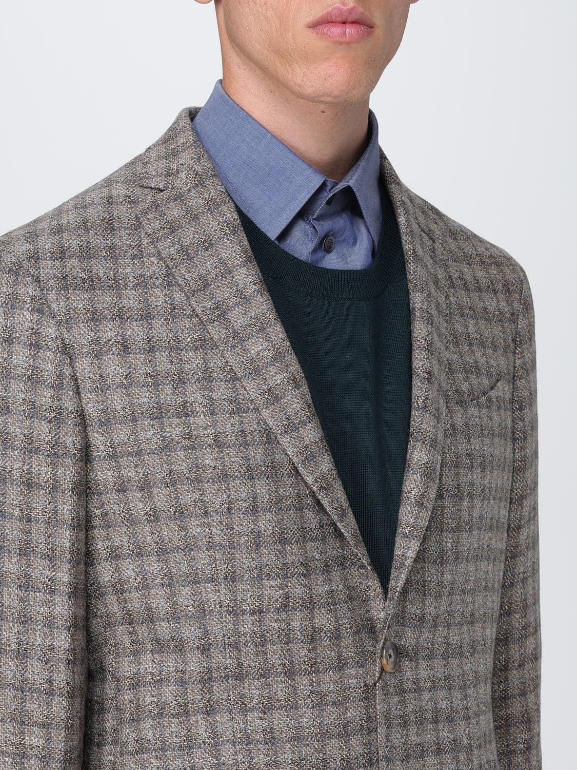 ETRO JACKET: Jacket men Etro, Beige - Img 5