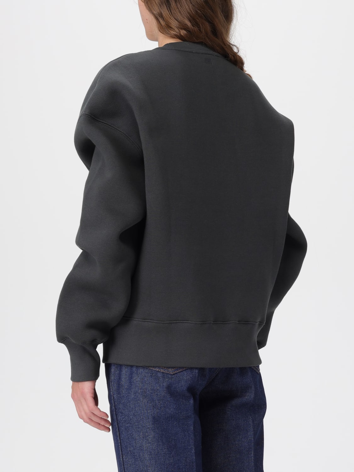 AMI PARIS SUDADERA: Sudadera mujer Ami Paris, Carbón - Img 2