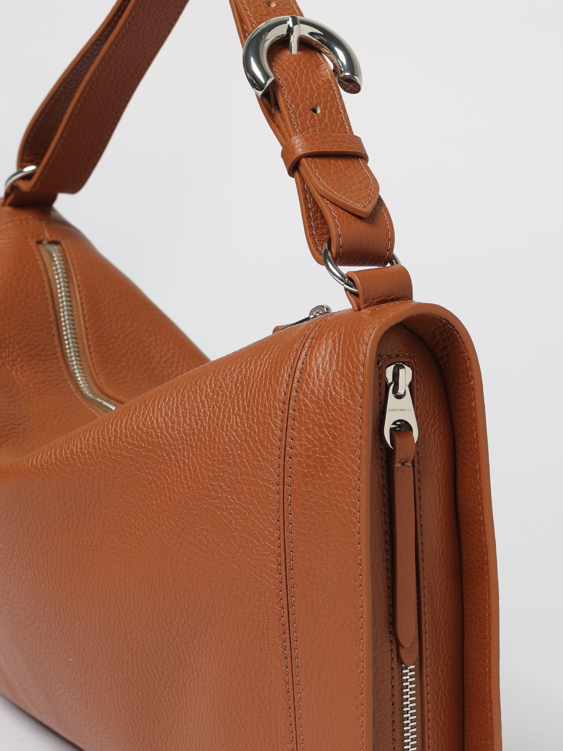 COCCINELLE SHOULDER BAG: Shoulder bag woman Coccinelle, Brown - Img 3