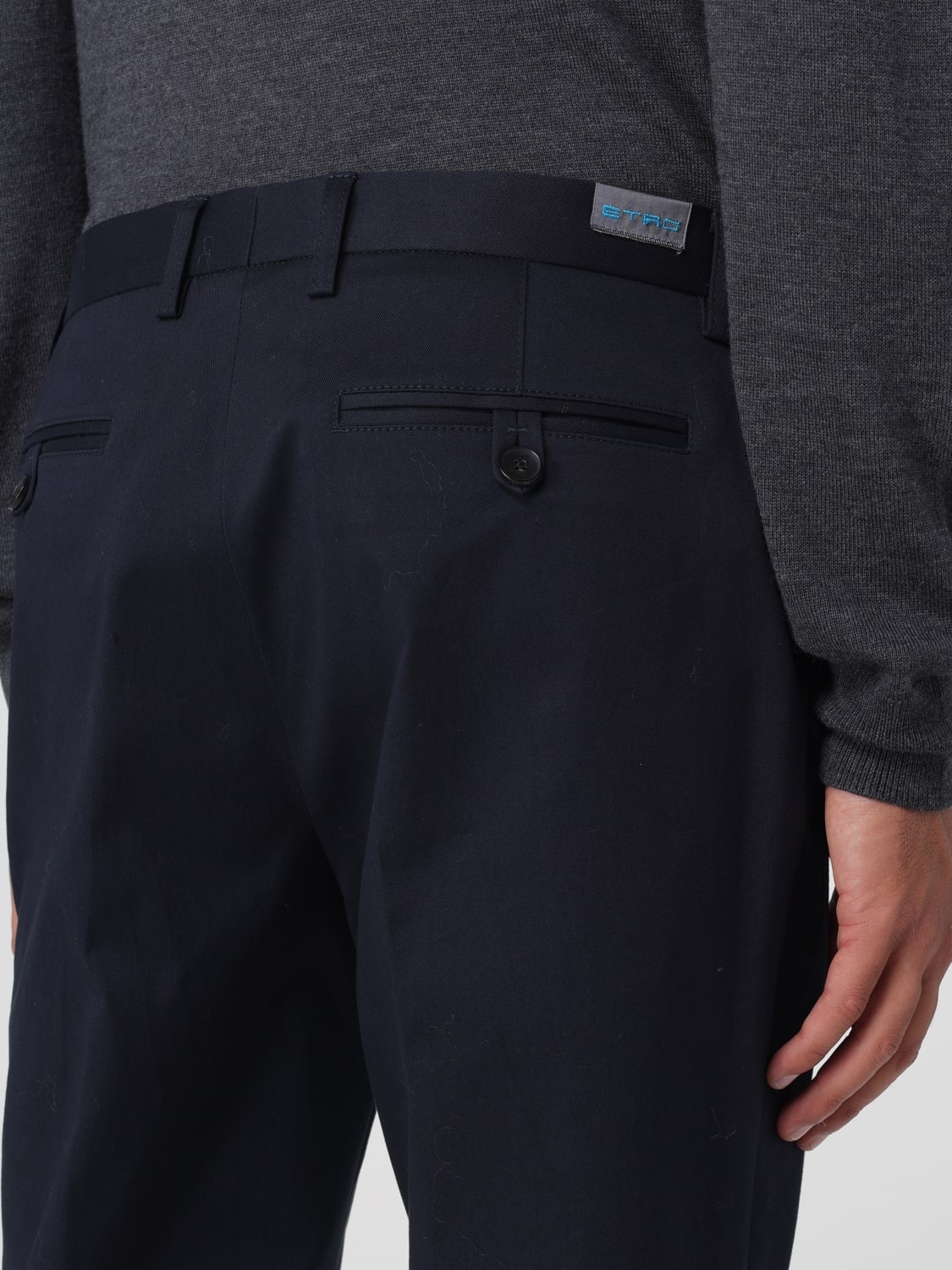ETRO PANTS: Pants men Etro, Blue - Img 5