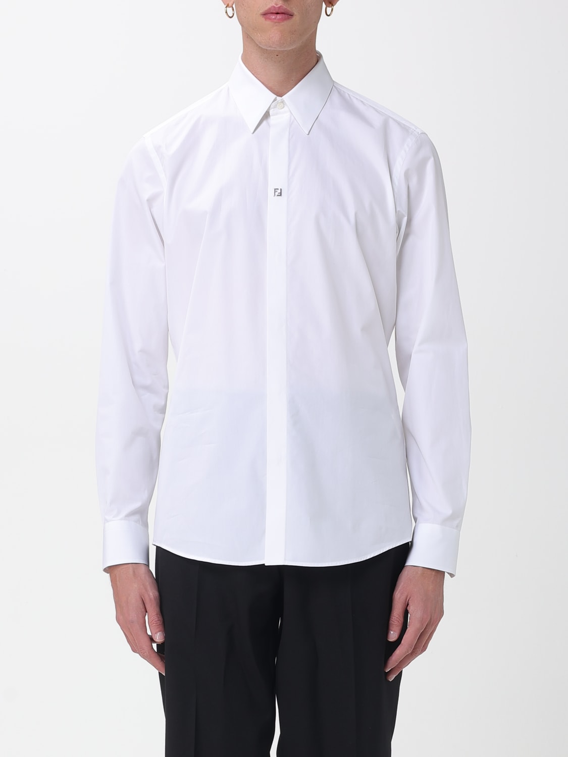 FENDI SHIRT: Shirt men Fendi, White - Img 1