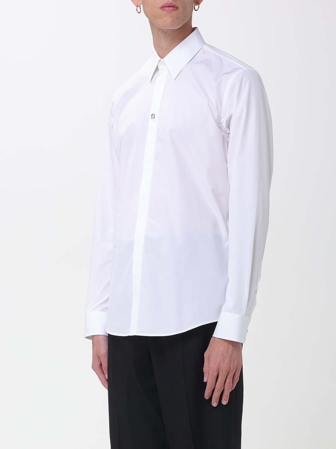 FENDI SHIRT: Shirt men Fendi, White - Img 4