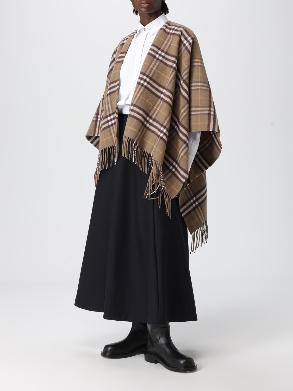 BURBERRY COAT: Coat woman Burberry, Beige - Img 2