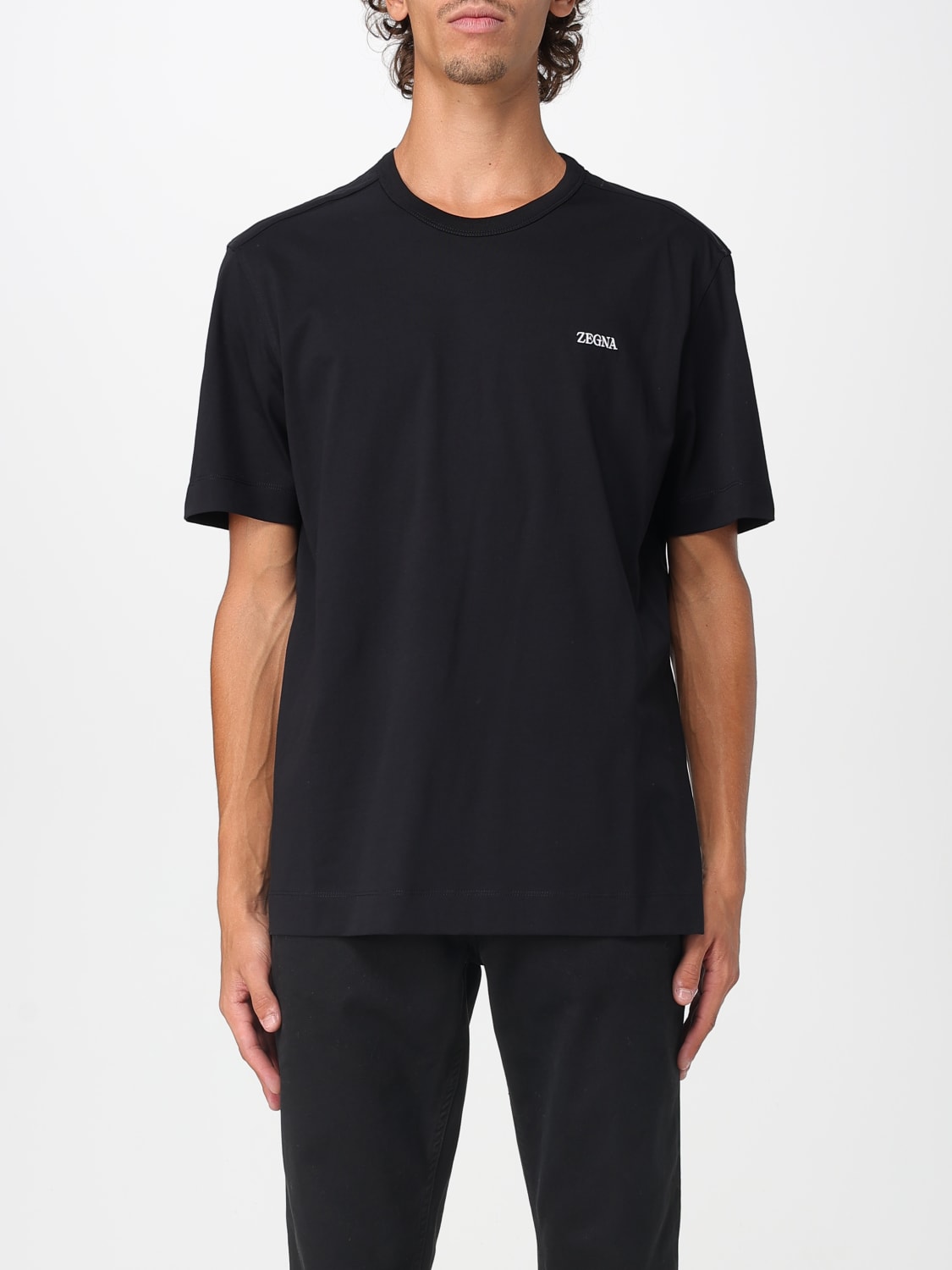 ZEGNA CAMISETA: Polo hombre Zegna, Negro - Img 1