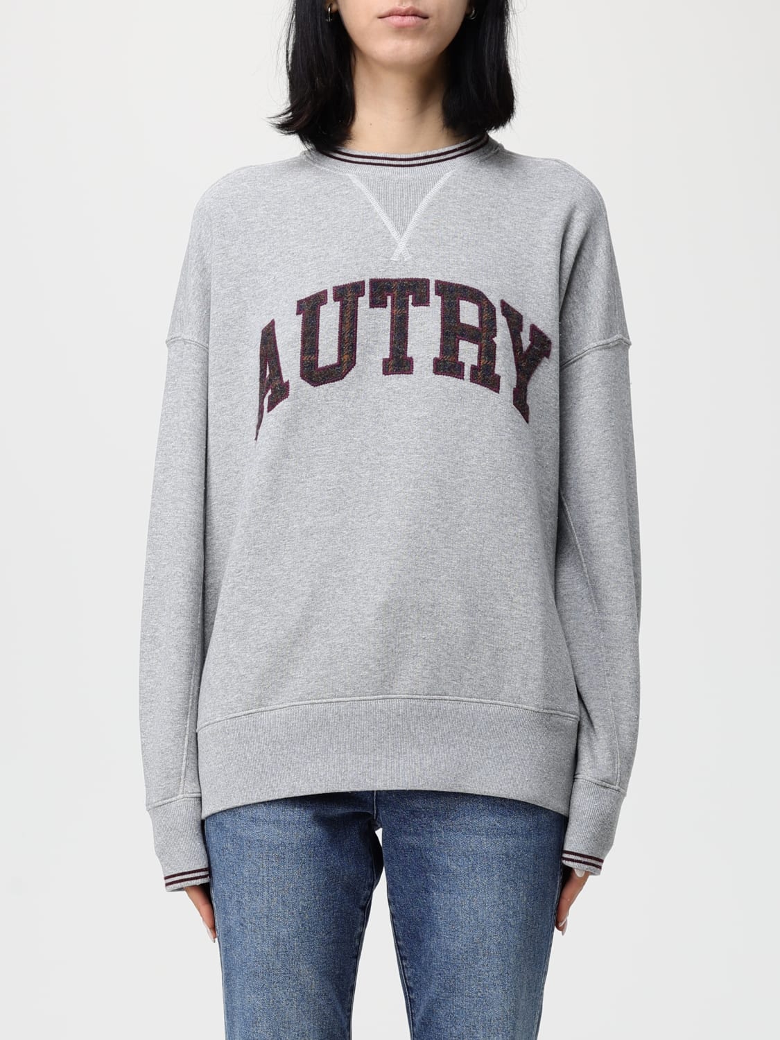 AUTRY SWEATSHIRT: Sweatshirt men Autry, Mouse Grey - Img 1