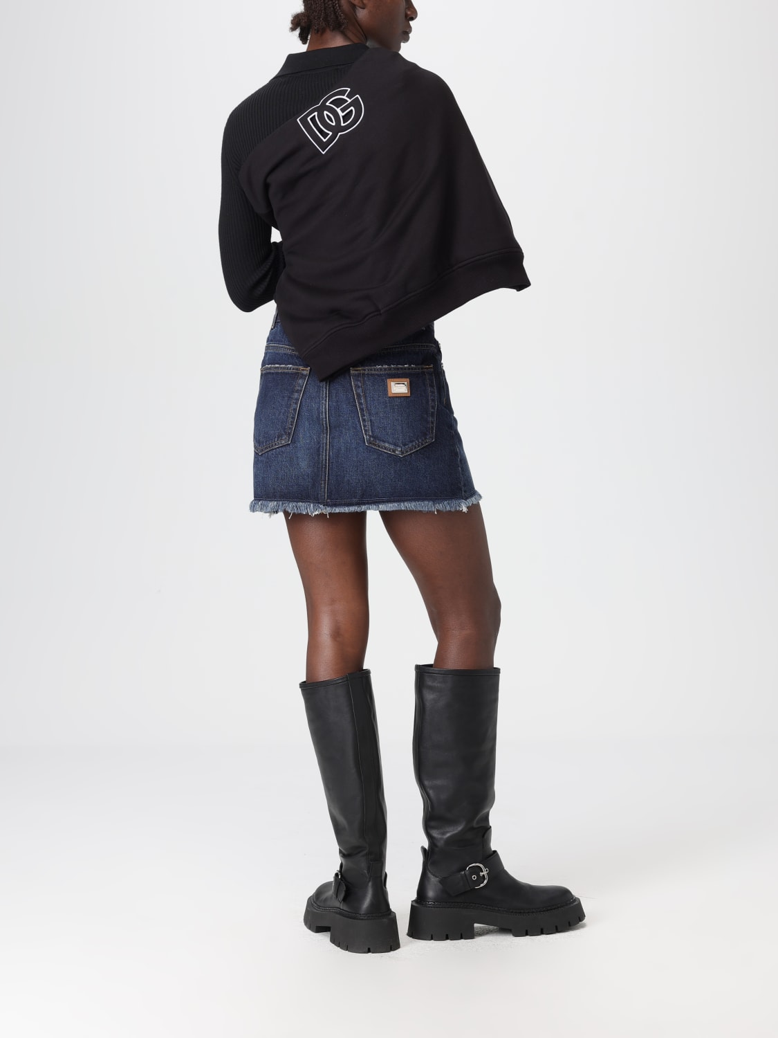 DOLCE & GABBANA SWEAT-SHIRT: Sweat-shirt femme Dolce & Gabbana, Noir - Img 2