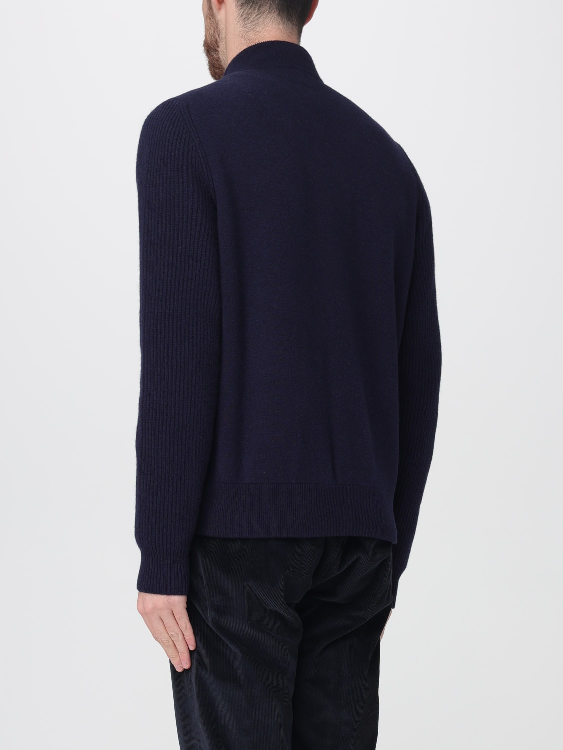LARDINI SWEATER: Sweater men Lardini, Blue - Img 2