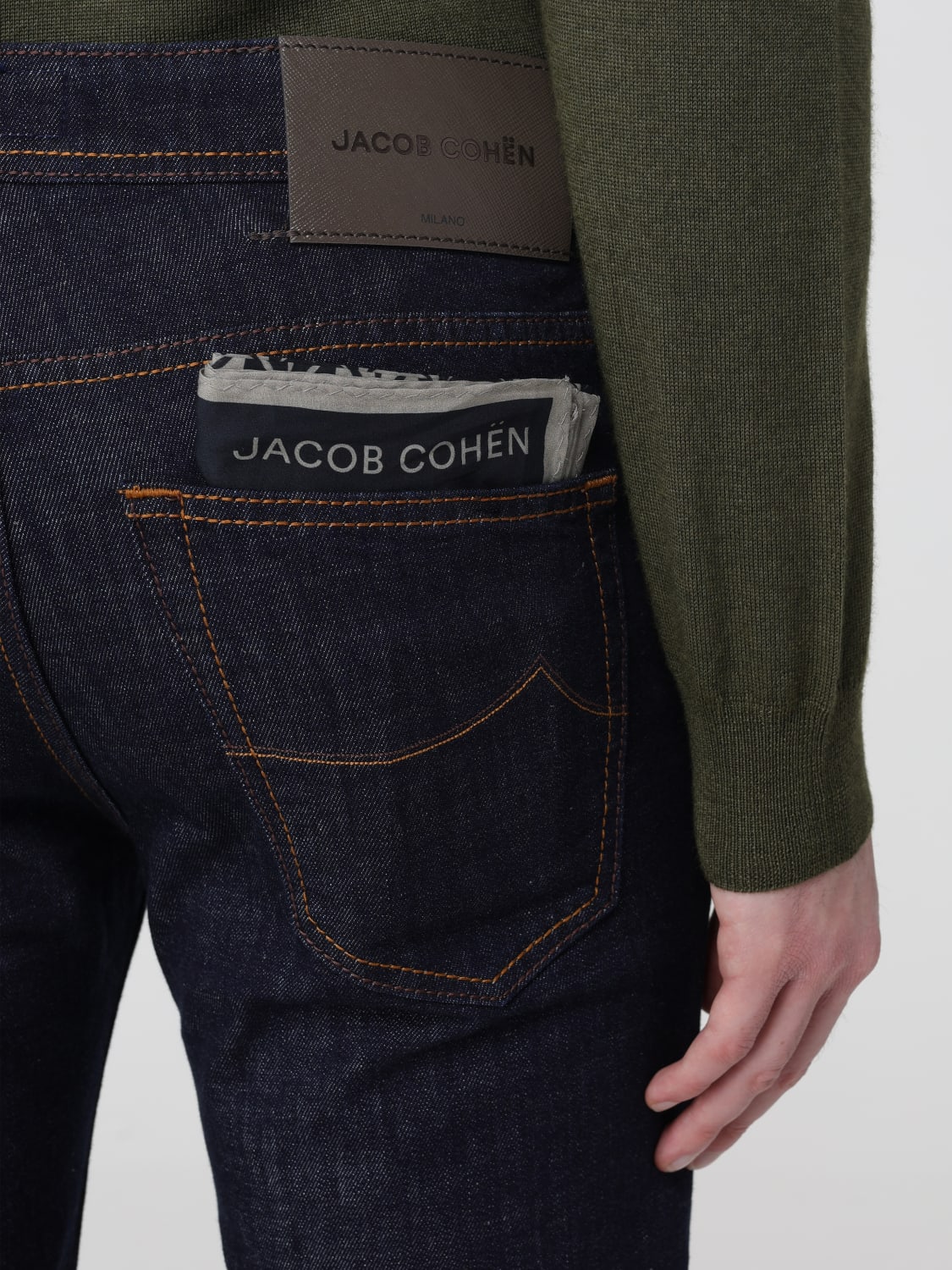 JACOB COHEN JEANS: Jeans hombre Jacob Cohen, Azul Oscuro - Img 3