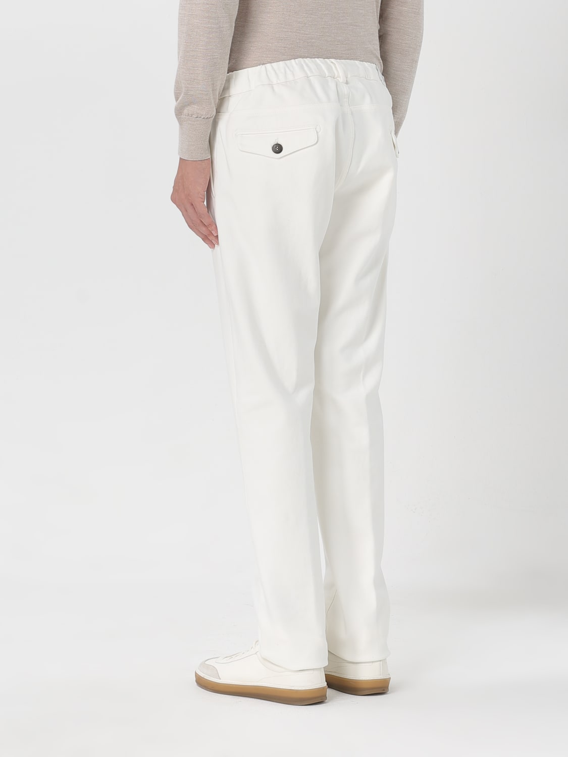 ELEVENTY HOSE: Hose herren Eleventy, Weiß - Img 2