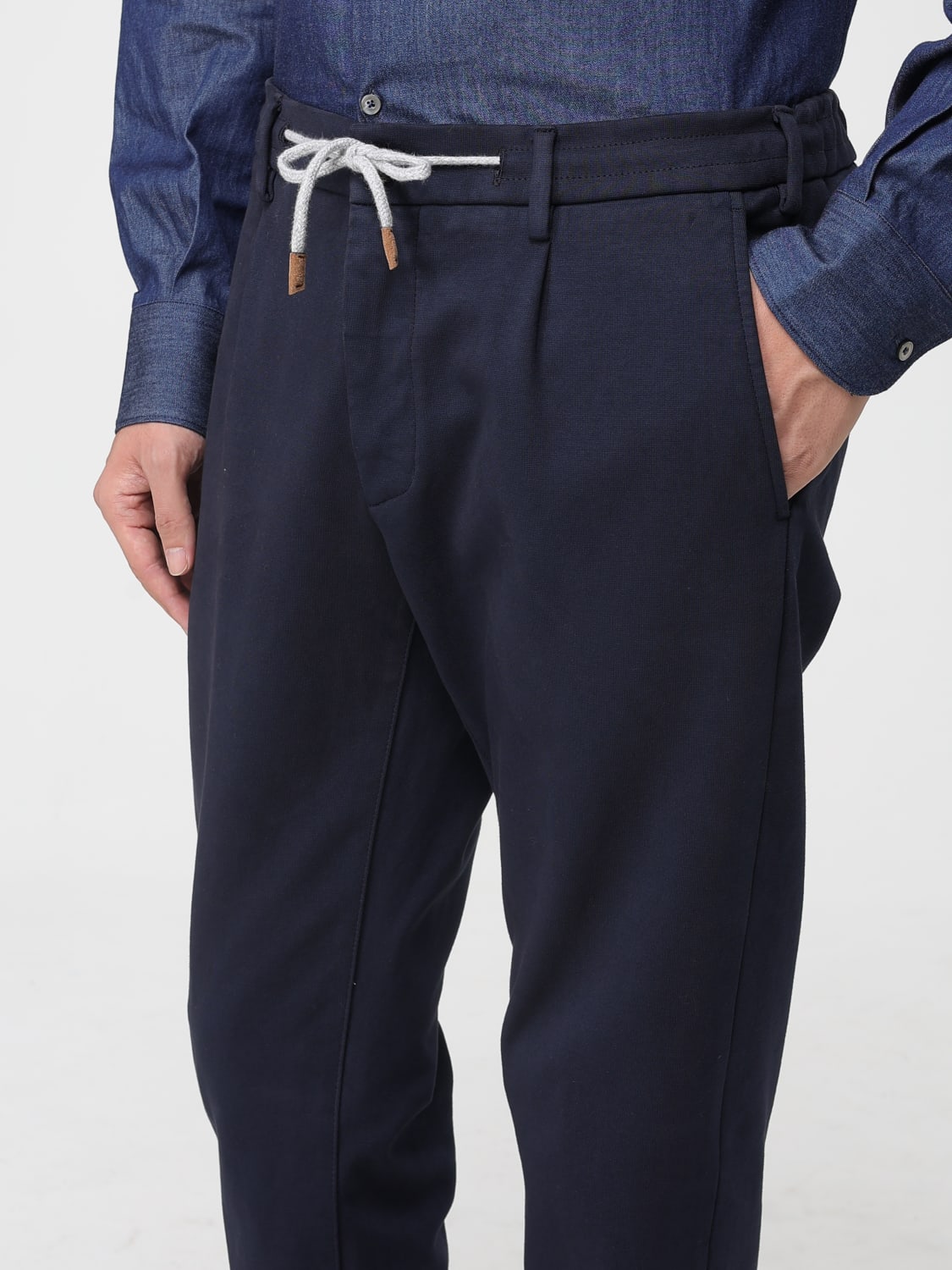 ELEVENTY HOSE: Hose herren Eleventy, Navy - Img 3