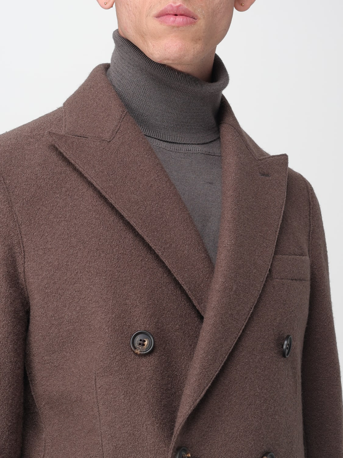 ELEVENTY COAT: Jacket men Eleventy, Brown - Img 4