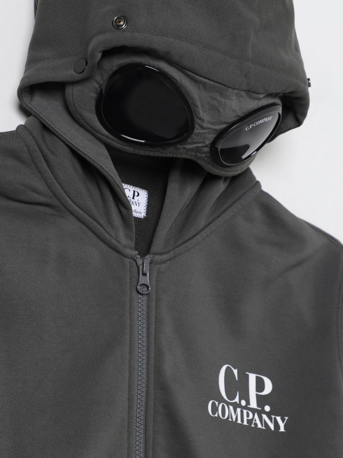 C.P. COMPANY SWEATER: Sweater kids C.P. Company, Charcoal - Img 3