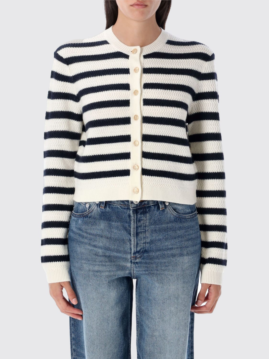 A.P.C. PULLOVER: Pullover damen A.P.C., Weiß - Img 1