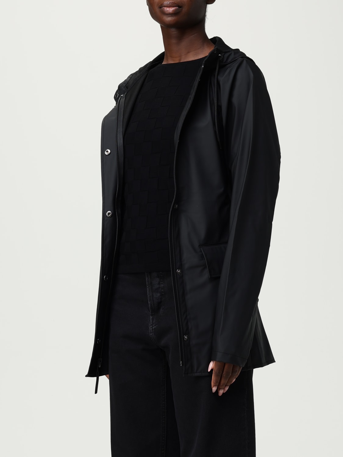 RAINS VESTE: Manteau femme Rains, Noir - Img 3