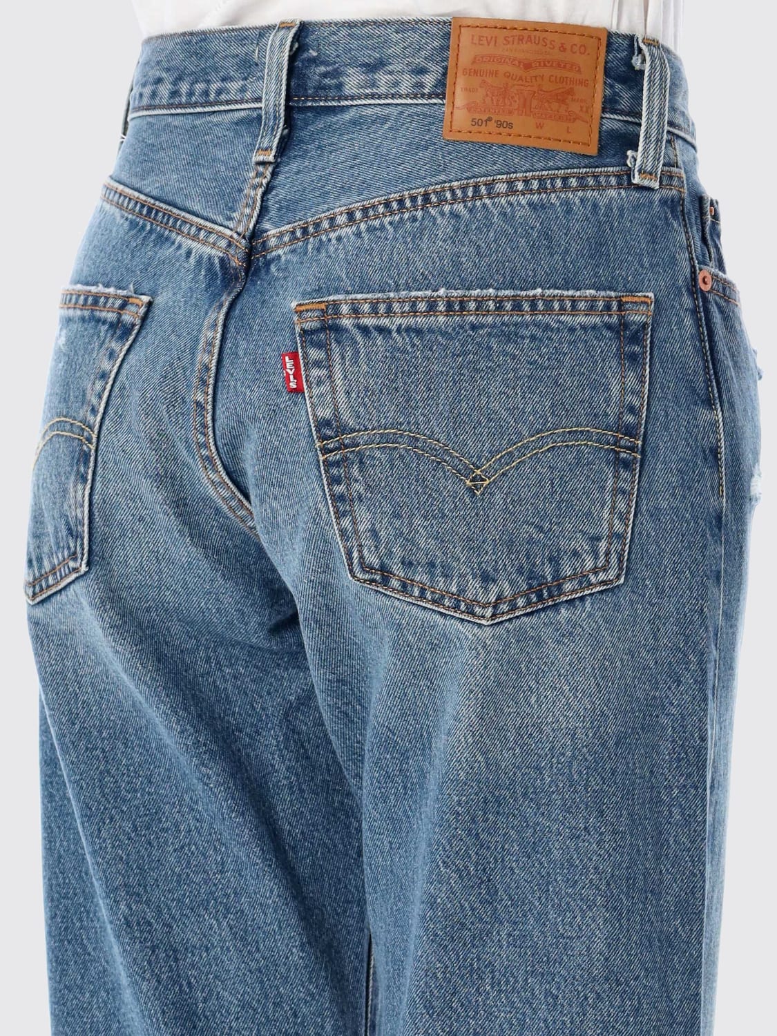 LEVI'S JEANS: Jeans woman Levi's, Denim - Img 3