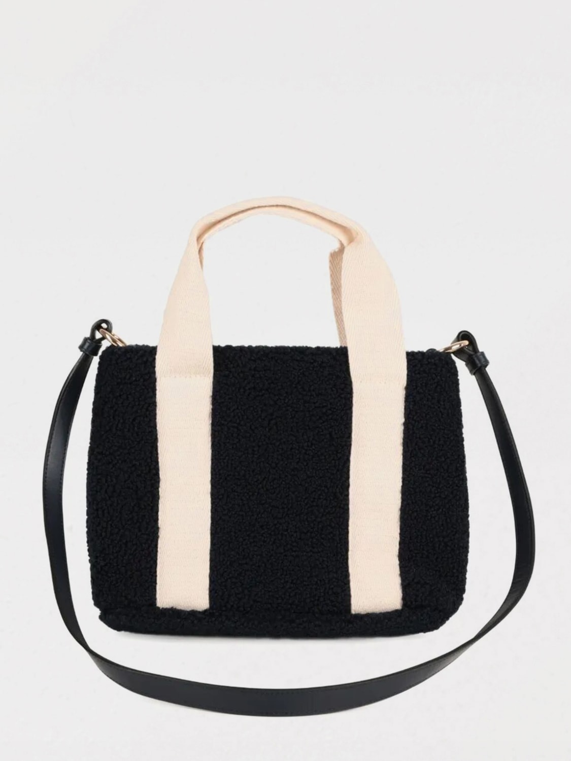 CHLOÉ BORSA: Borsa a mano Chloé teddy, Blue - Img 2