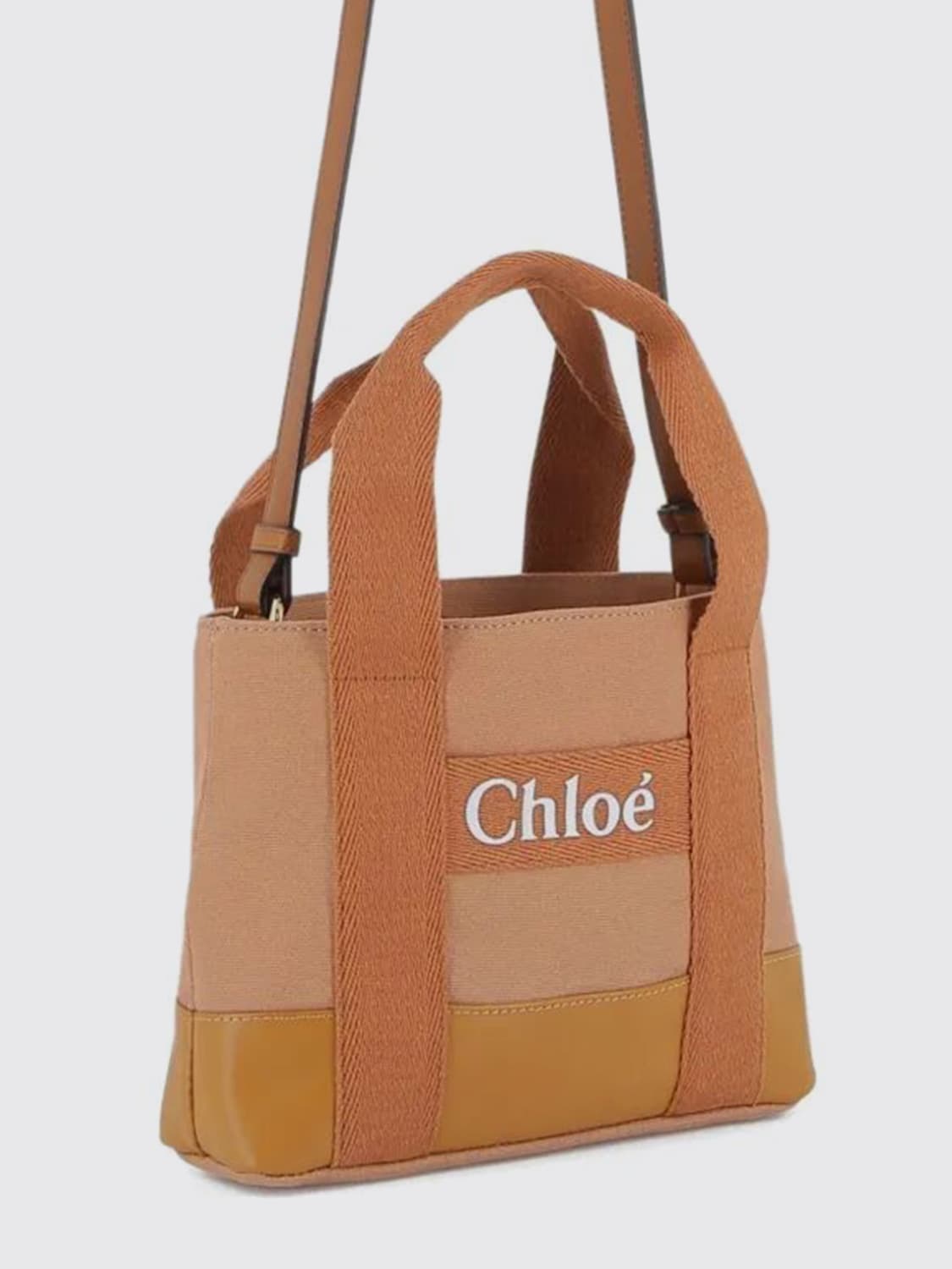 CHLOÉ TASCHE: Umhänge kinder ChloÉ, Braun - Img 3
