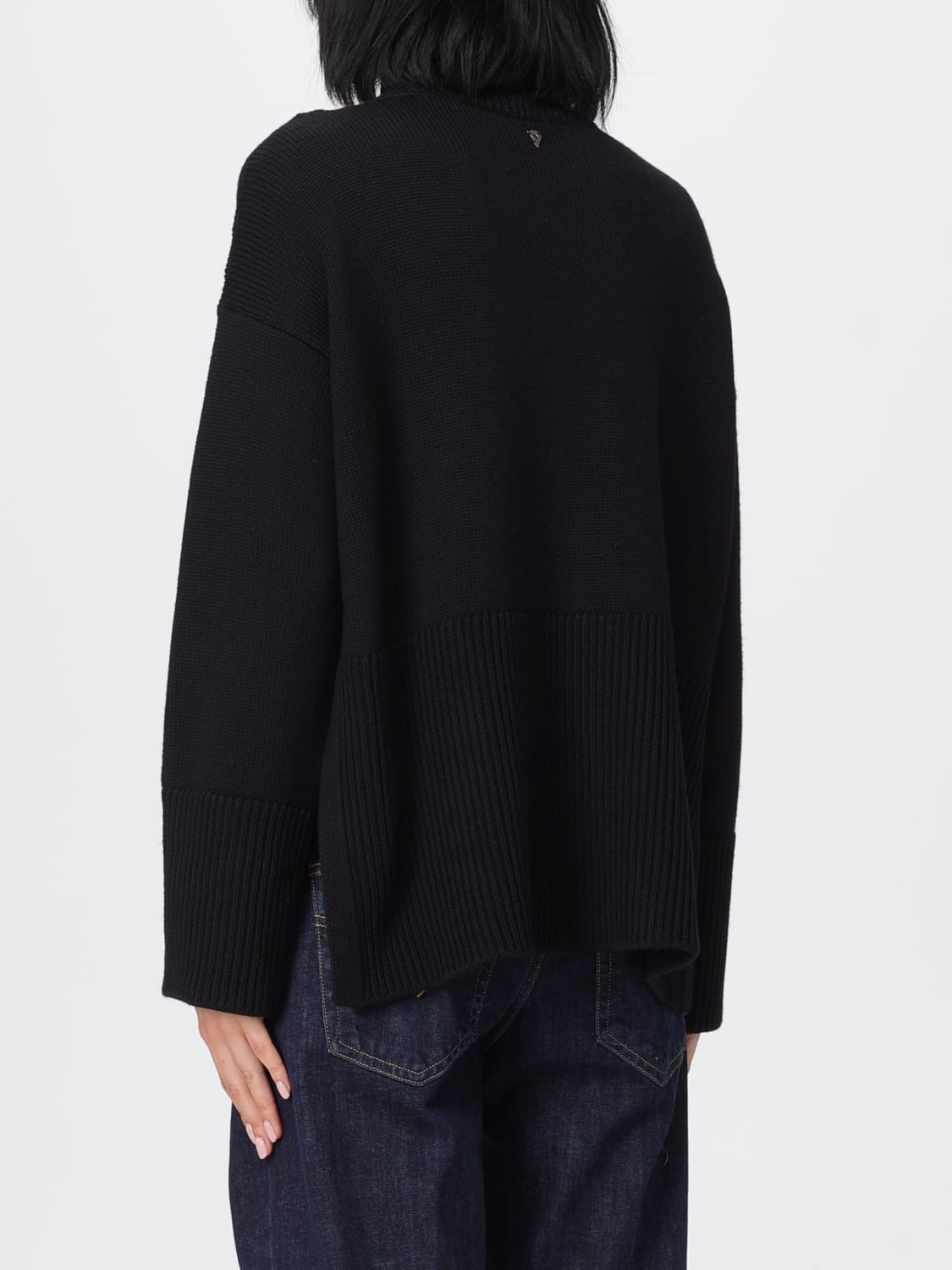 DONDUP PULL: Pull femme Dondup, Noir - Img 3