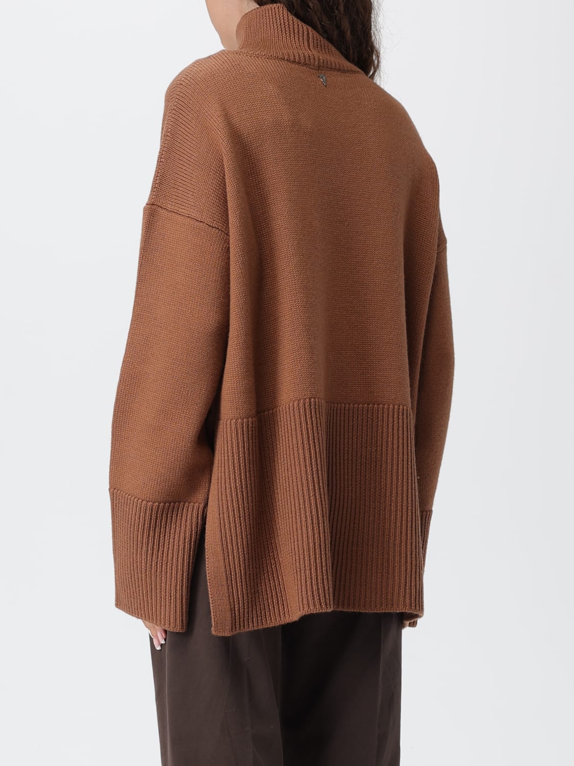 DONDUP SWEATER: Sweater woman Dondup, Brown - Img 2