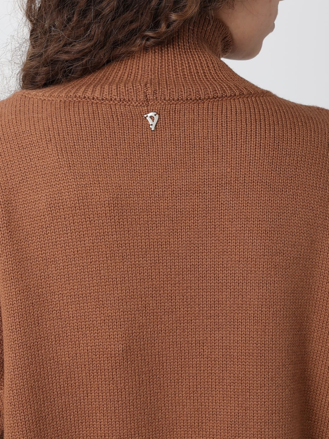 DONDUP SWEATER: Sweater woman Dondup, Brown - Img 3