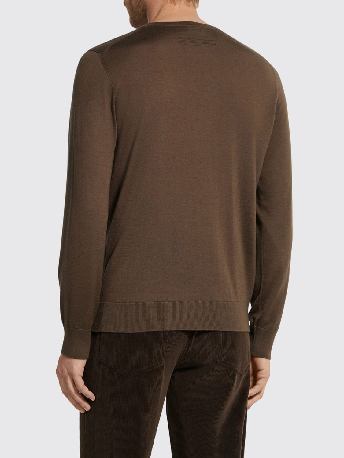 ZEGNA SWEATER: Sweater men Zegna, Tobacco - Img 2