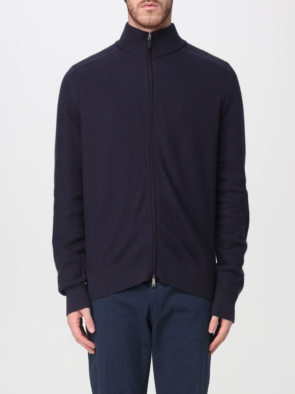 ZEGNA STRICKJACKE: Jacke herren Zegna, Blau - Img 1