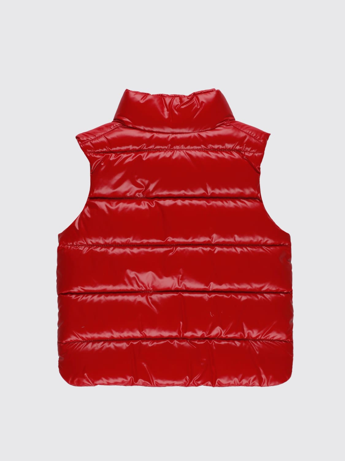 MONCLER VESTCOAT: Coats kids Moncler, Red - Img 2