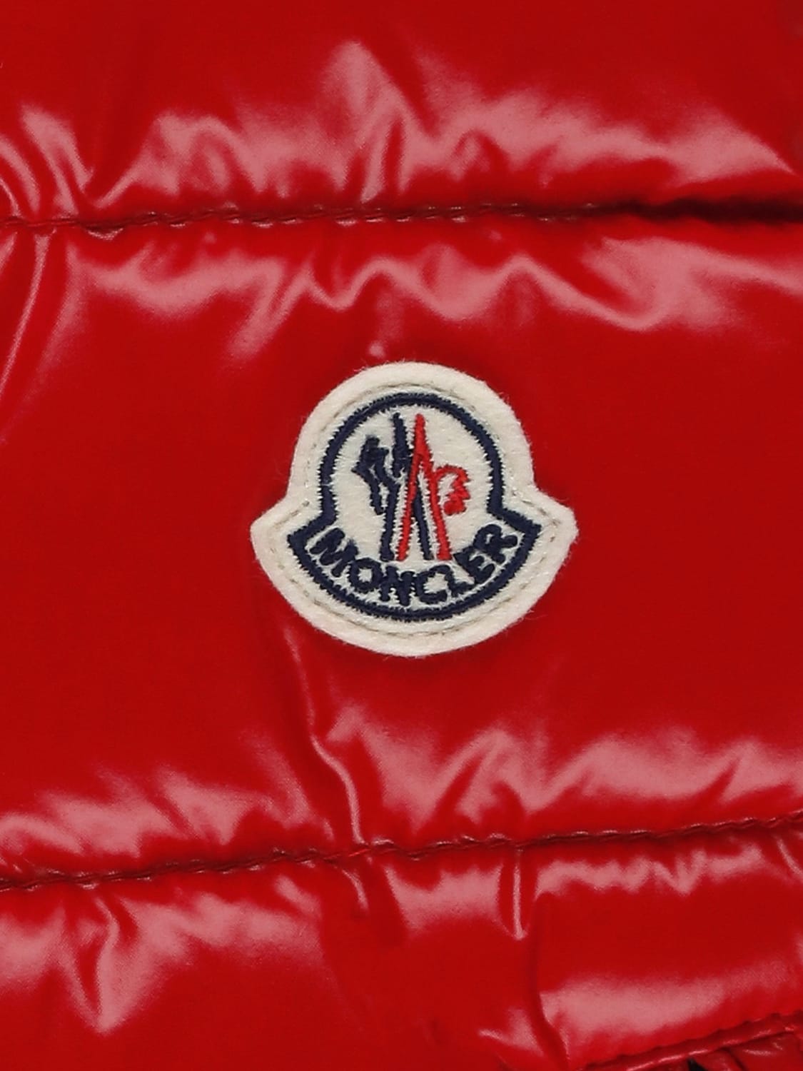 MONCLER VESTCOAT: Coats kids Moncler, Red - Img 3