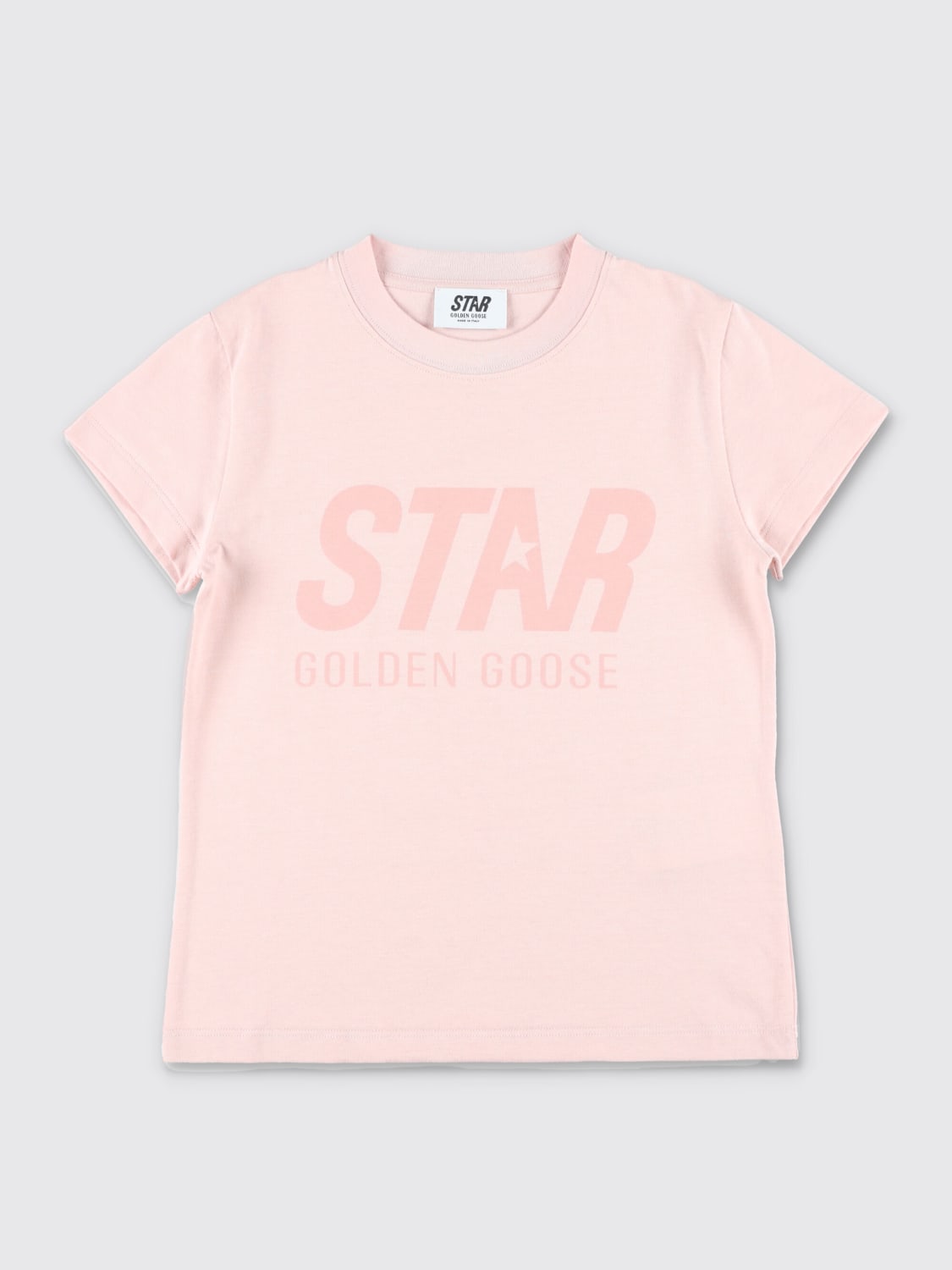 GOLDEN GOOSE CAMISETA: Camiseta niños Golden Goose, Rosa - Img 1
