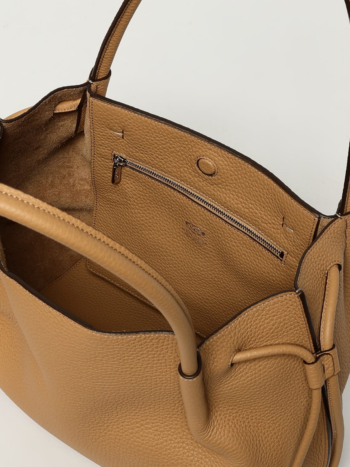 TOD'S BOLSO DE HOMBRO: Bandolera mujer Tod's, Beige - Img 4