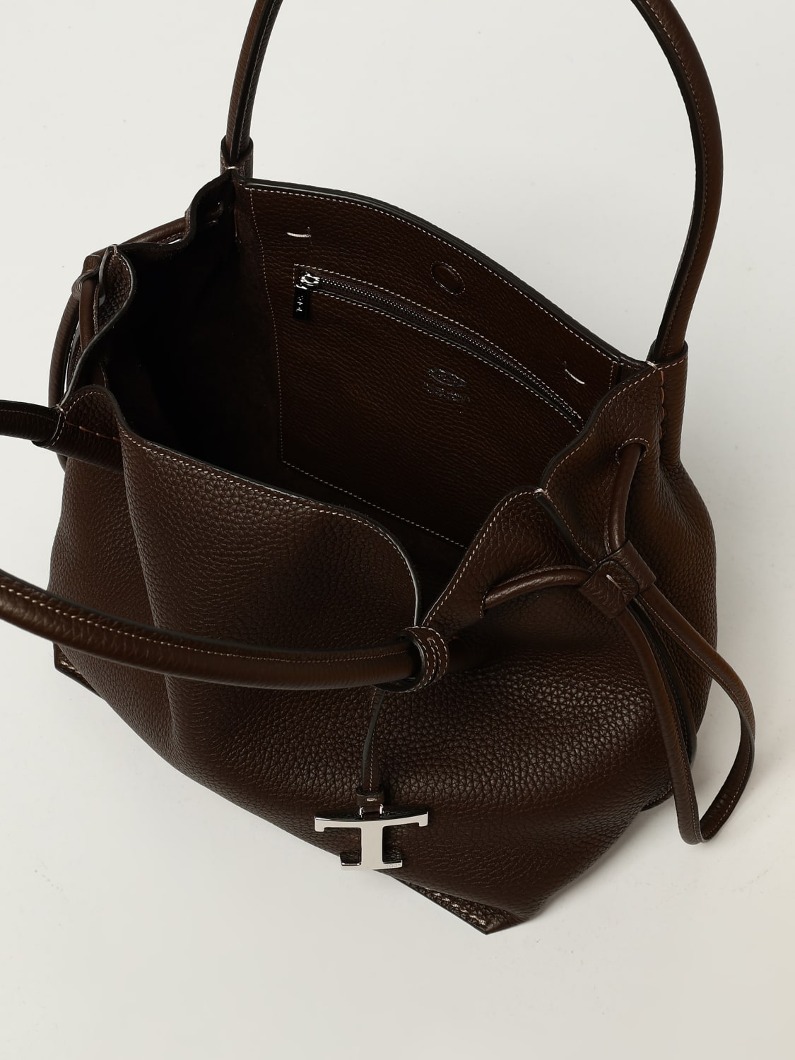 TOD'S BOLSO DE HOMBRO: Bandolera mujer Tod's, Marrón - Img 4