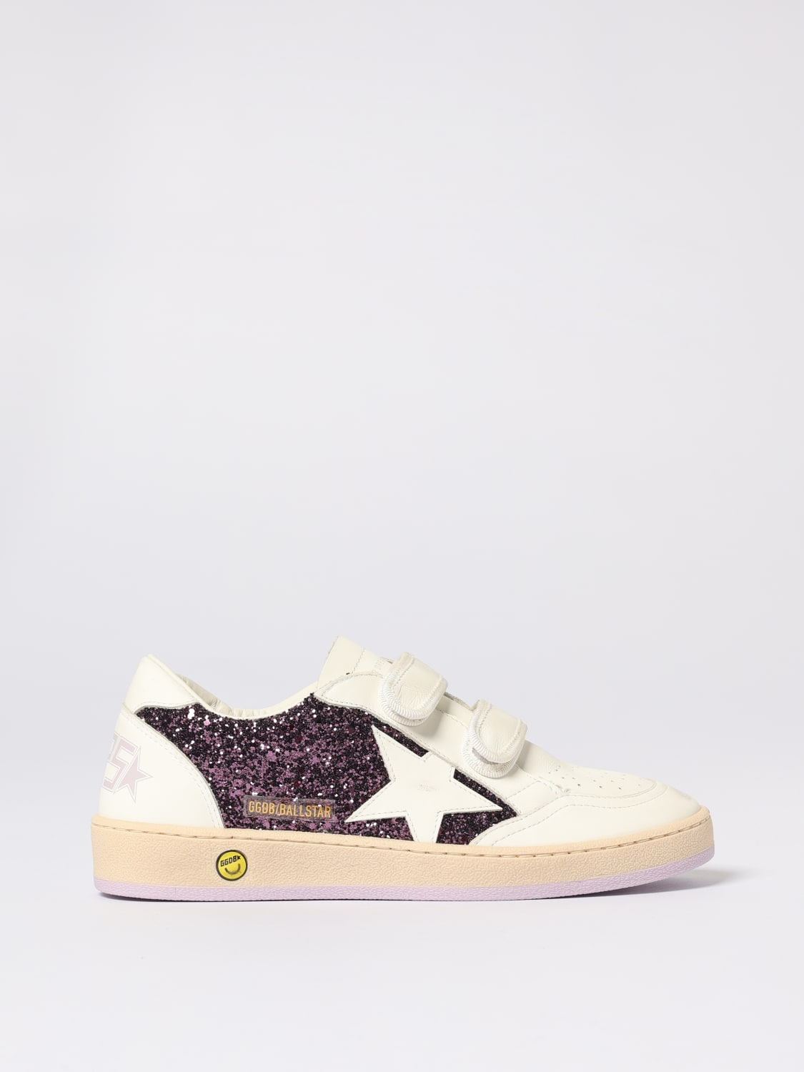GOLDEN GOOSE BASKETS: Chaussures enfant Golden Goose, Violet - Img 1