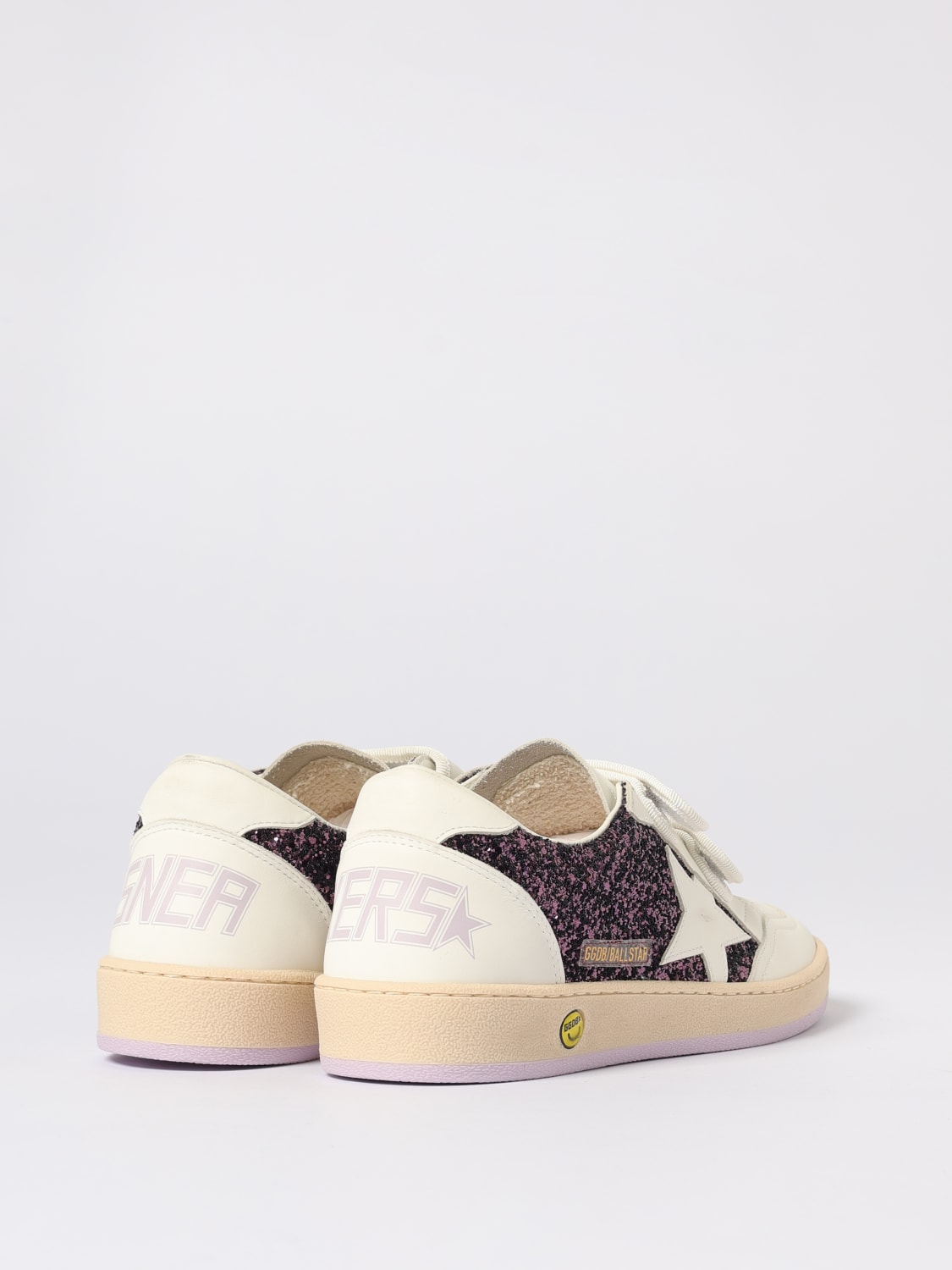 GOLDEN GOOSE BASKETS: Chaussures enfant Golden Goose, Violet - Img 3