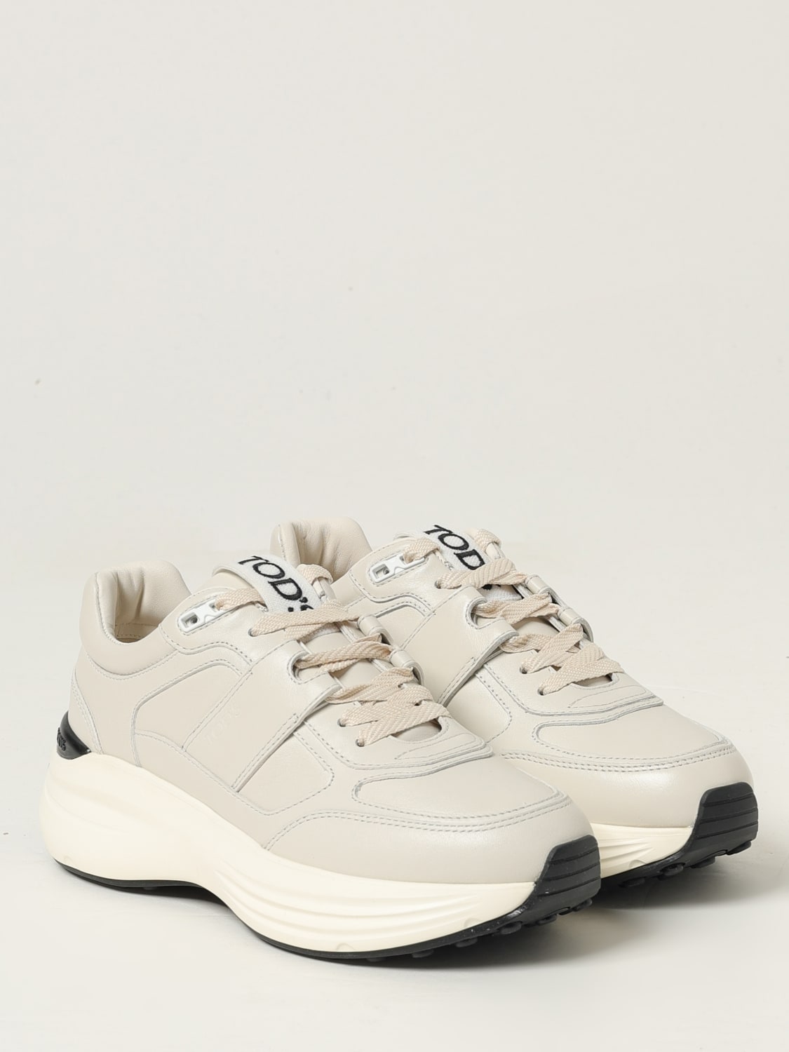 TOD'S SNEAKERS: Sneakers Tod's in pelle , Bianco - Img 2