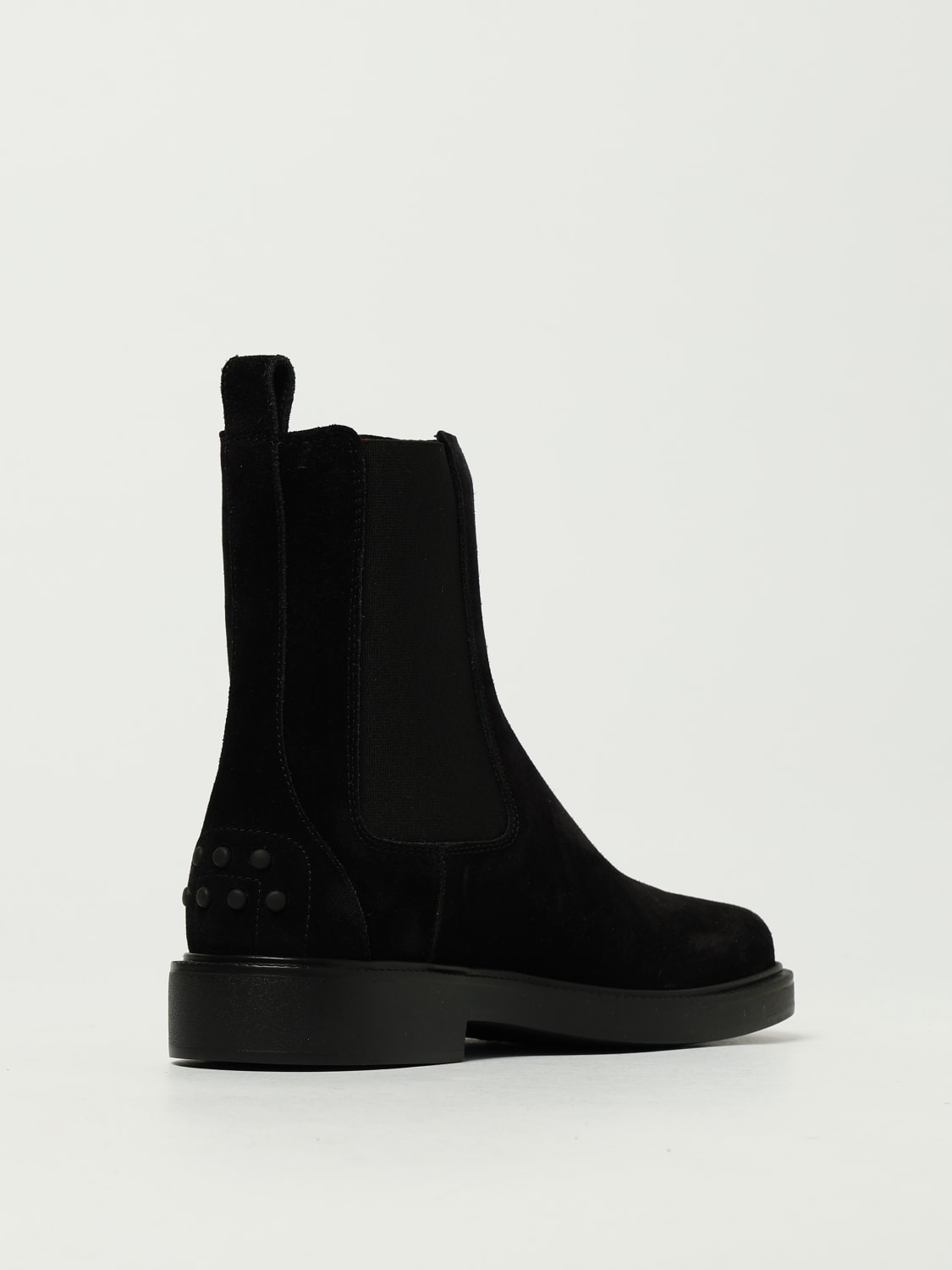 TOD'S BOOTS: Flat ankle boots woman Tod's, Black - Img 3